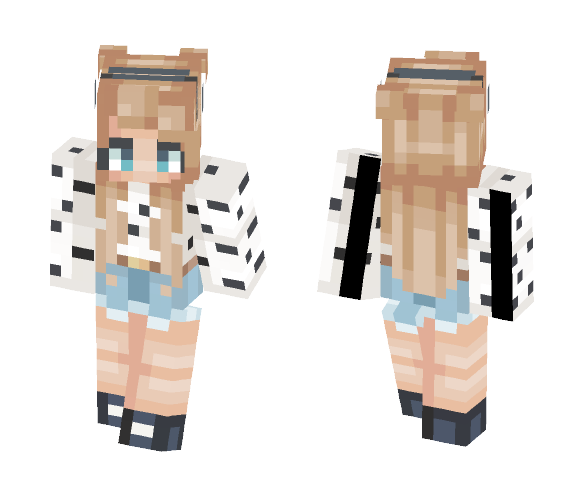 night sky turned day whoops - Female Minecraft Skins - image 1