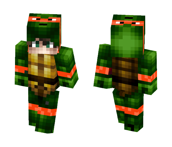 TMNT Onesie Fan Boy | Skin - Boy Minecraft Skins - image 1