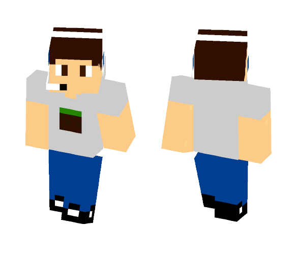 Minecraft Gamer With Microphone - Male Minecraft Skins - image 1
