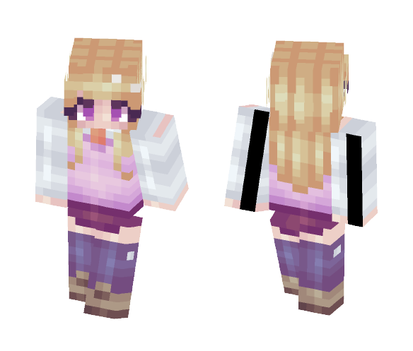welcome to the ahoge club Kaede - Female Minecraft Skins - image 1