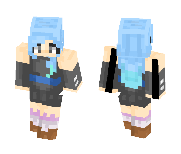 ~Persona- Azure~ Upgrade - Female Minecraft Skins - image 1