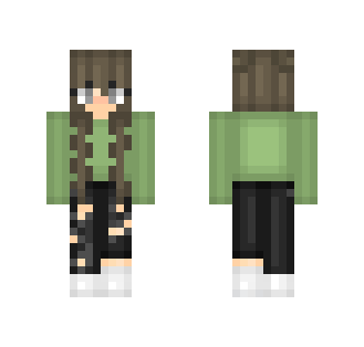 Green Sweater Girl - Girl Minecraft Skins - image 2