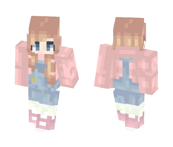 1st skin! Overalls! - Female Minecraft Skins - image 1