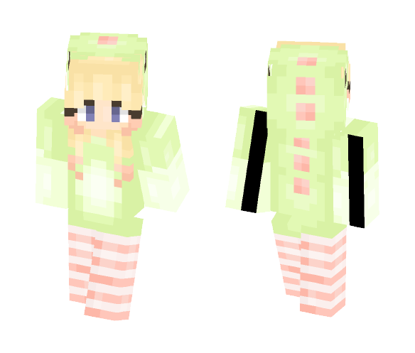Green Dino Girl - Μαcαrοη_ - Girl Minecraft Skins - image 1