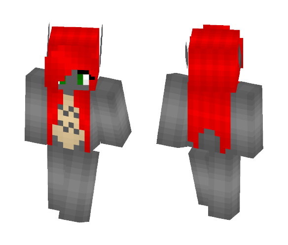 Totoro Redhead - Female Minecraft Skins - image 1