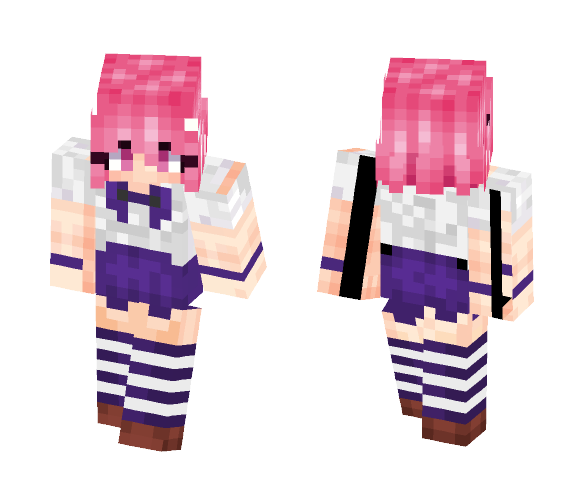 Anime Schoolgirl - Anime Minecraft Skins - image 1