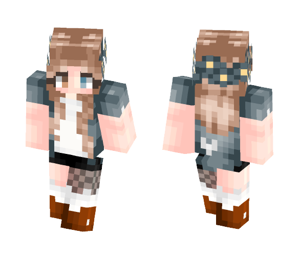 รkiитяαdє w/ fєll - Female Minecraft Skins - image 1