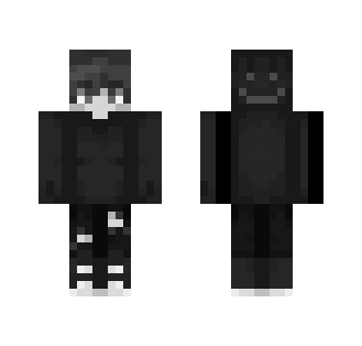 Black N White Smlie | Skin - Male Minecraft Skins - image 2