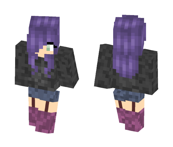Fuzzy Boots - Female Minecraft Skins - image 1