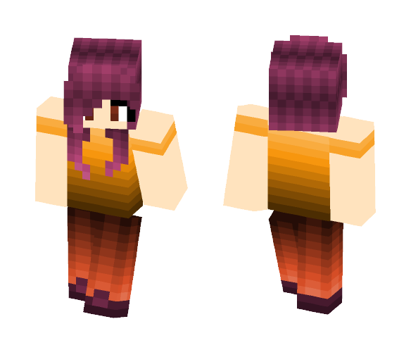 "Sunset by the Dock" Girl - Girl Minecraft Skins - image 1