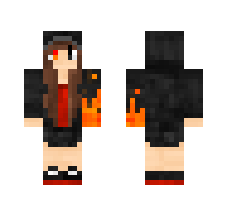 Fire User Updated (Request) - Female Minecraft Skins - image 2
