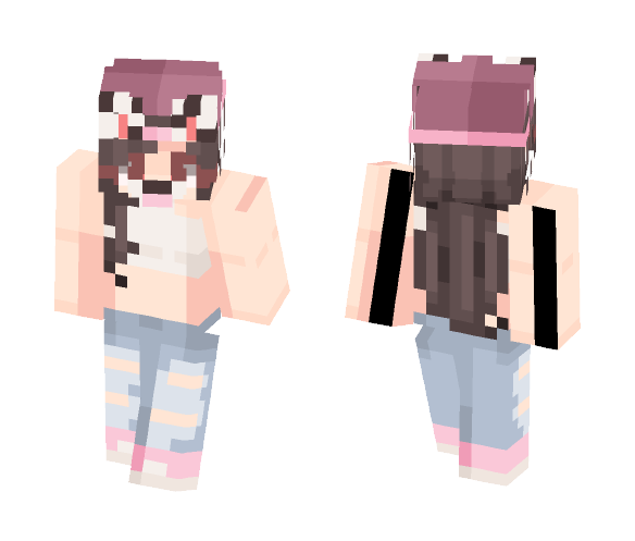 I've never even used this filter~ - Female Minecraft Skins - image 1