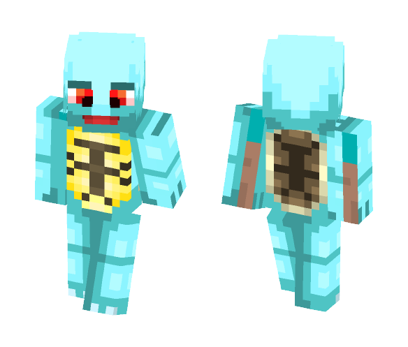 Pokemon - Squirtle - Male Minecraft Skins - image 1