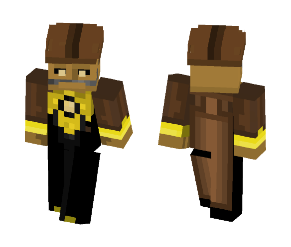 Yellow Lantern Scarecrow V2 - Male Minecraft Skins - image 1