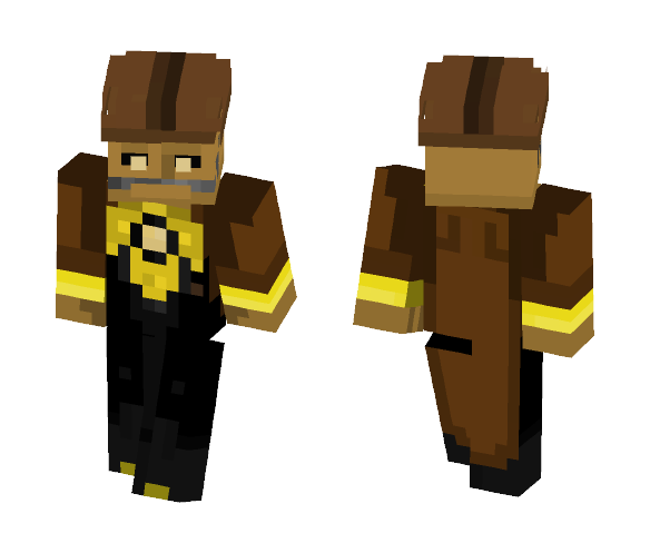 Yellow Lantern Scarecrow V1 - Male Minecraft Skins - image 1