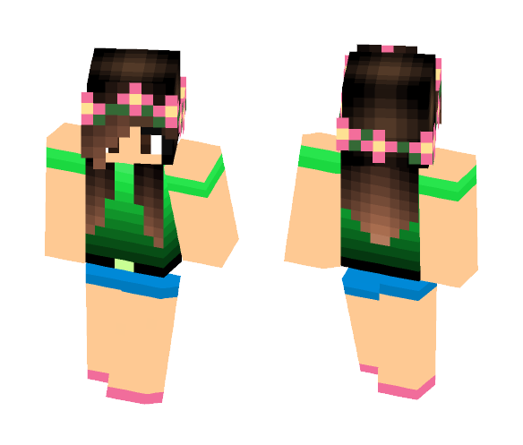 Blooming Girl - Girl Minecraft Skins - image 1
