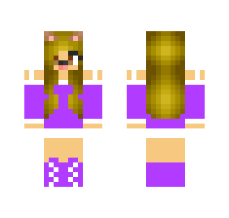 Download Purple Dog Girl! Minecraft Skin for Free. SuperMinecraftSkins