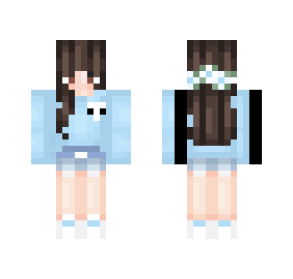 A blue alien - Female Minecraft Skins - image 2
