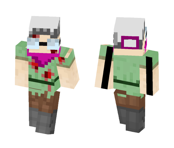 Demon Assassin Granny - Female Minecraft Skins - image 1
