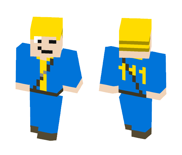 Vault-Boy - Male Minecraft Skins - image 1