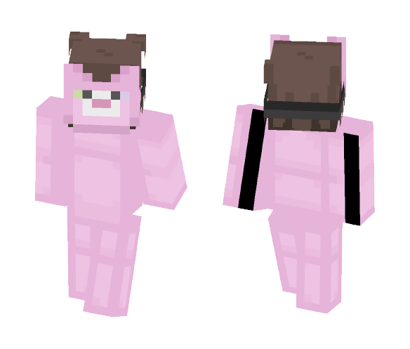 ???? Funny Pink Kitty Costume???? - Female Minecraft Skins - image 1