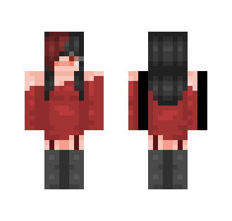 Generic Goth (+ 3 other colors) - Female Minecraft Skins - image 2