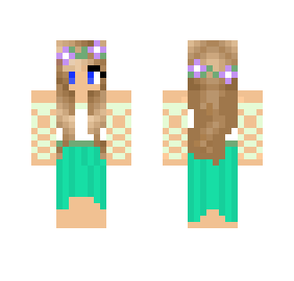 Pretty Flower Dress - Female Minecraft Skins - image 2