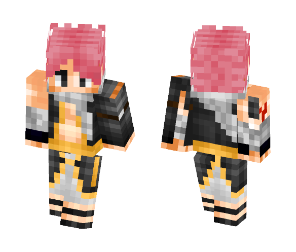 Natsu Dragneel (Alvarez Arc) - Male Minecraft Skins - image 1