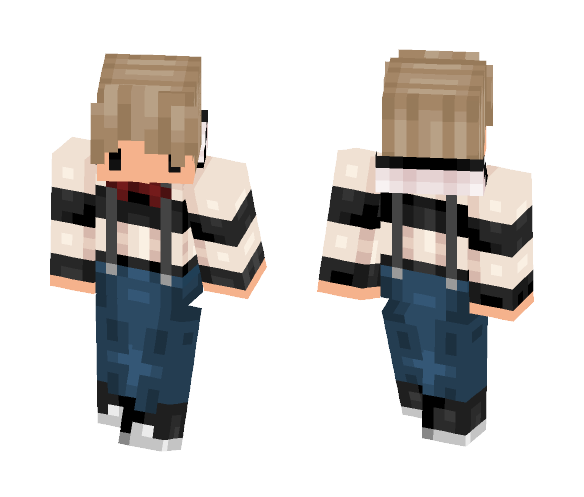 Chibi Overall Boy | ???? Zero - Boy Minecraft Skins - image 1
