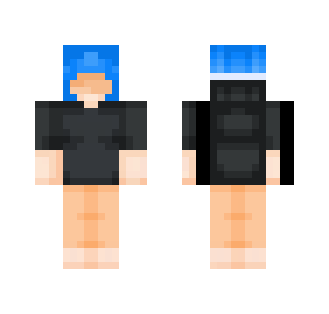 My first skin with a hoodie. - Female Minecraft Skins - image 2