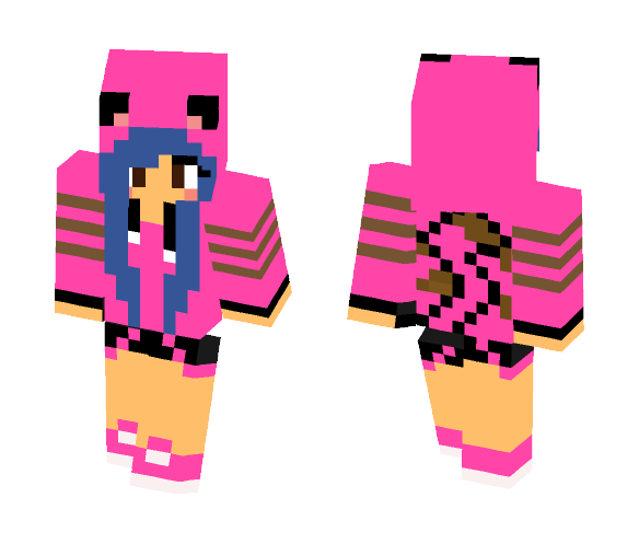 Pink pika - Female Minecraft Skins - image 1