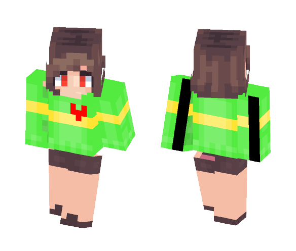 Chara undertale - Interchangeable Minecraft Skins - image 1