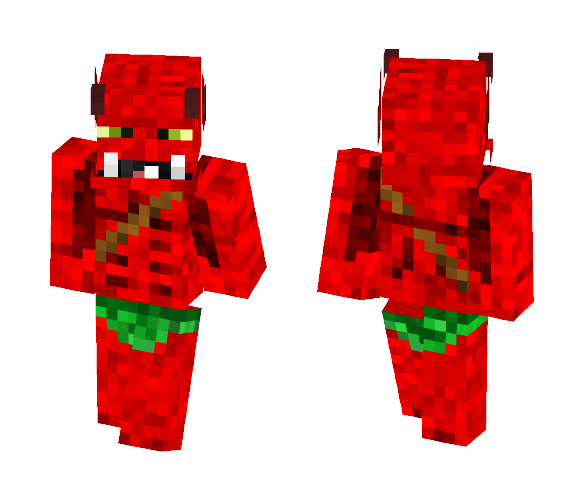 the red orc - Male Minecraft Skins - image 1