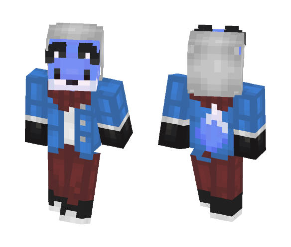 Aquatic fox in jacket x3 - Male Minecraft Skins - image 1