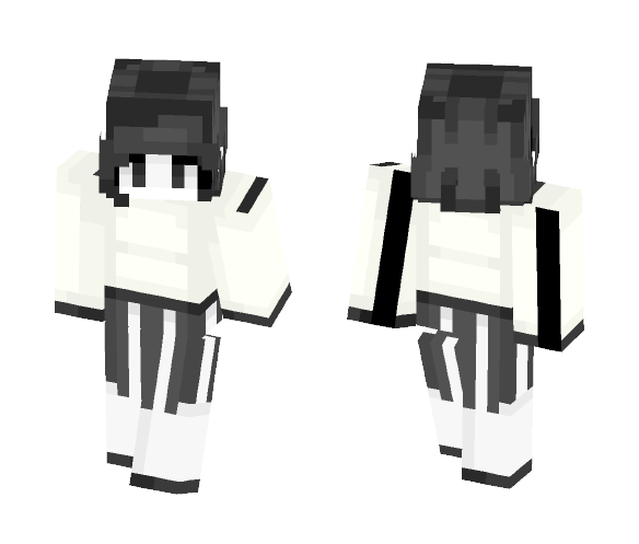black n white - Female Minecraft Skins - image 1