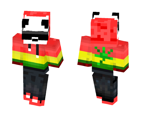 Bubblegum Panda - Male Minecraft Skins - image 1