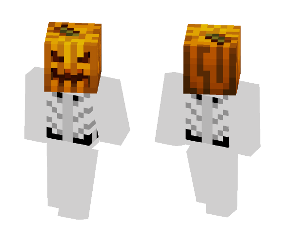Pumpkin Skelly - Interchangeable Minecraft Skins - image 1