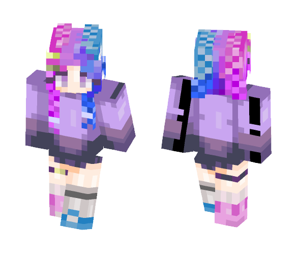 Purple Burple~Clia ♡ - Female Minecraft Skins - image 1