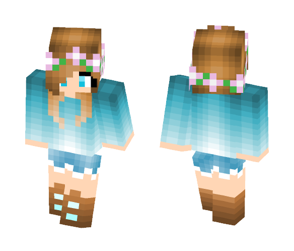 Tumblr Girl - Girl Minecraft Skins - image 1