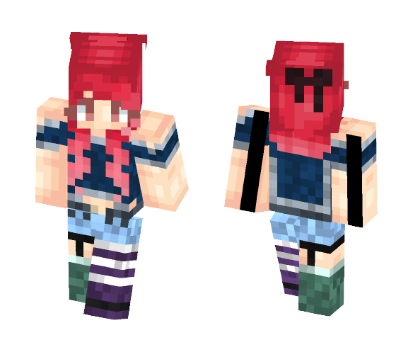 OC~Cerise~✨﻿Flo♥feh Cl♦ud - Female Minecraft Skins - image 1