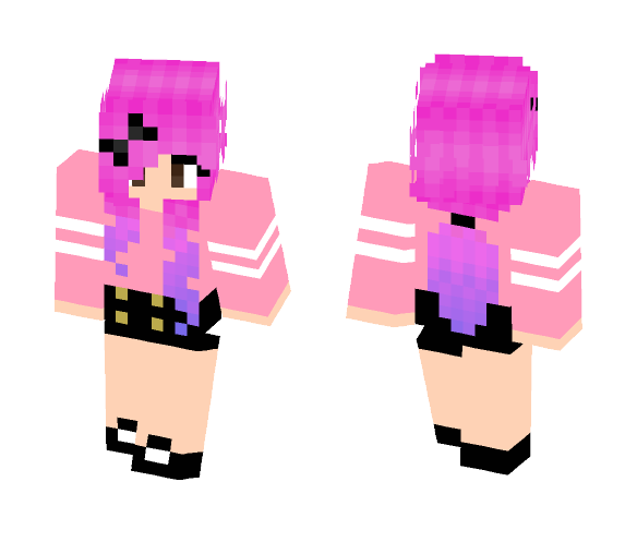 Pink Girl! ???????? - Female Minecraft Skins - image 1