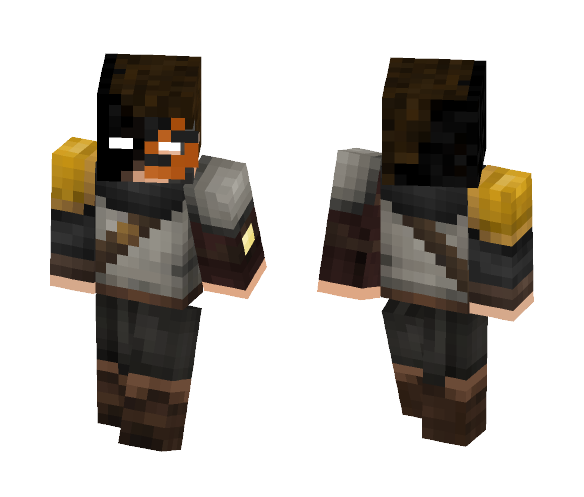 New Jenava - Masked Knight - Male Minecraft Skins - image 1