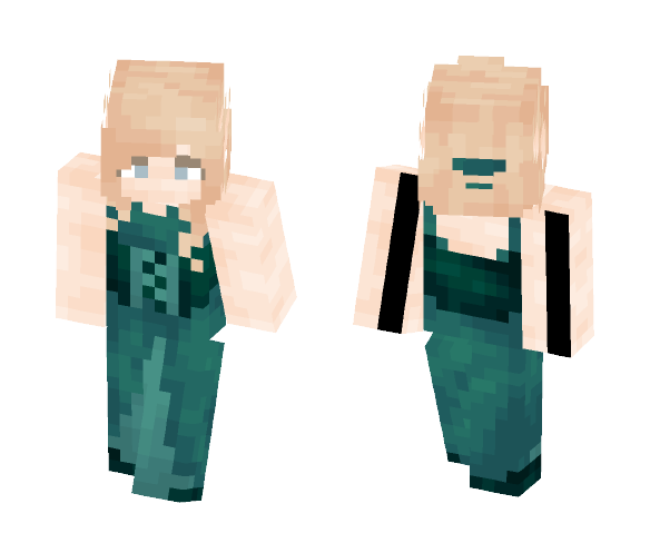 LotC Request - Blue Corset Dress - Female Minecraft Skins - image 1