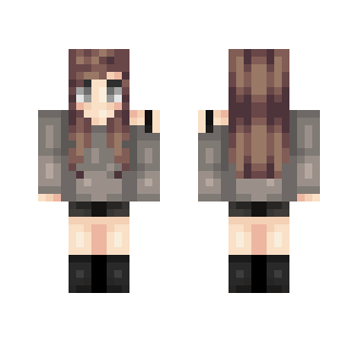 Grey. - Female Minecraft Skins - image 2