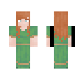 LotC Request - Green Dress - Female Minecraft Skins - image 2
