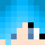 Blue Haired Girl - Color Haired Girls Minecraft Skins - image 3