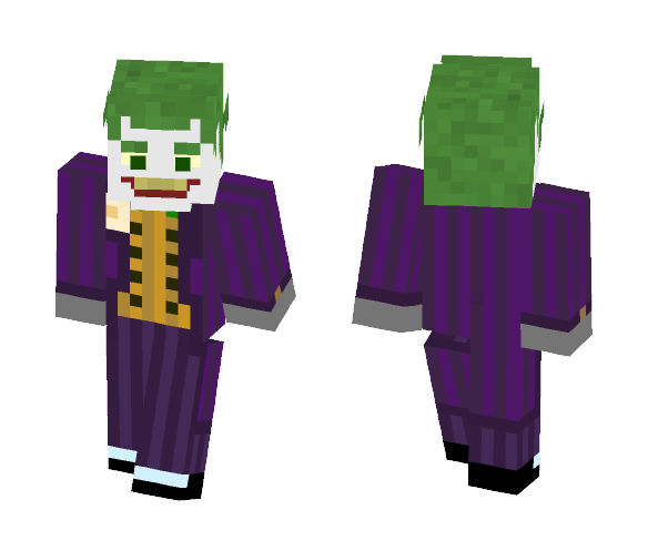 Arkham - Joker - Male Minecraft Skins - image 1