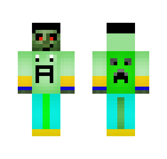 AfiqGamingHD Zombie Version - Male Minecraft Skins - image 2