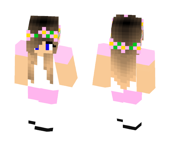 Little Carly In Ballet Uniform - Female Minecraft Skins - image 1