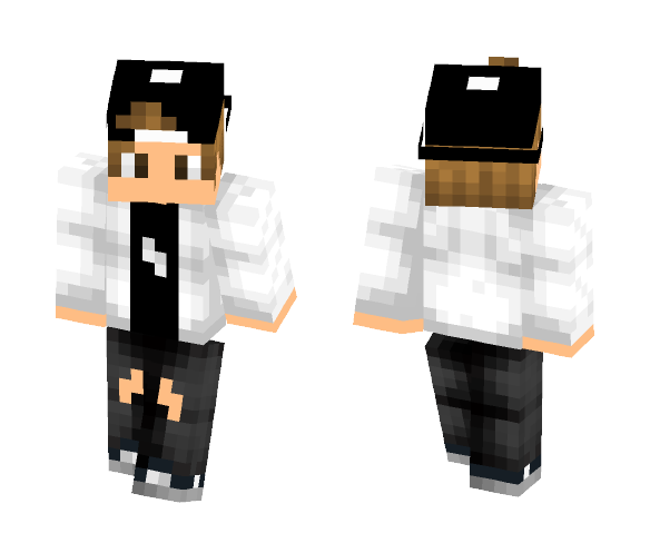 Yes White black PvP - Male Minecraft Skins - image 1